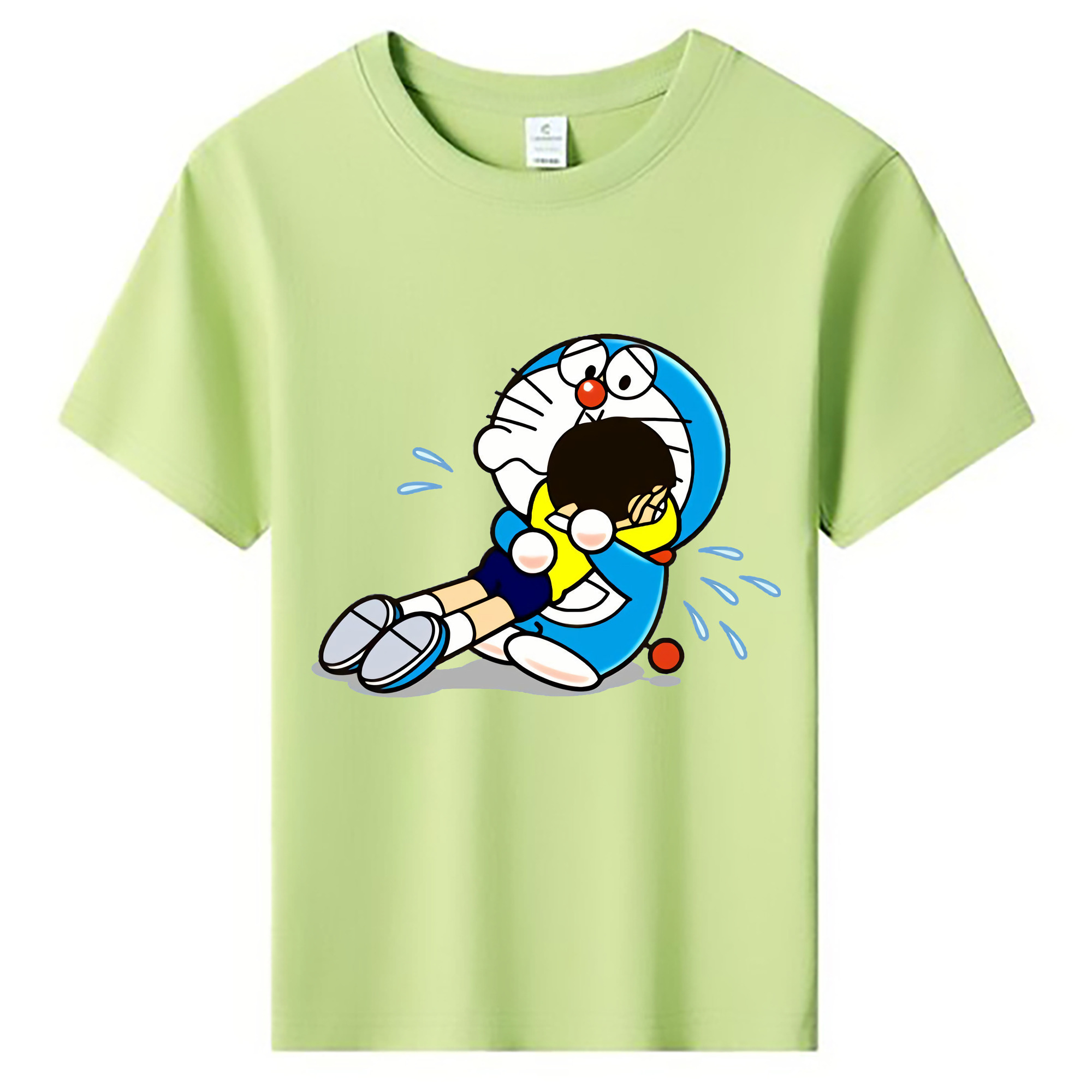 （画像用） ドラえもん Doraemon 綿100％キッズTシャツ（フロントプリント）